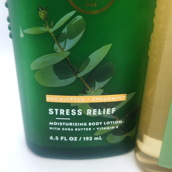 Bath and Body Works Aromatherapy Eucalyptus Spearmint Stress Relief 3 Pc Set New - Picture 5 of 8